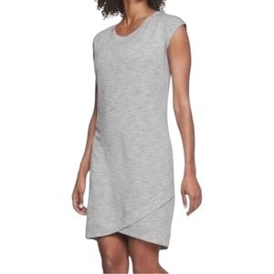 Athleta Beyond Soft Gray Modal Sleeveless Tulip‎ Hem Sheath Dress XS